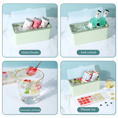 Drawer Type Plastic Ice Cube Mold